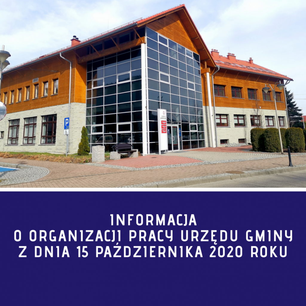 Zmiana organizacji pracy Urzędu Gminy Porąbka