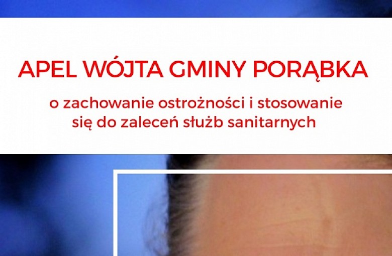 Apel Wójta Gminy Porąbka