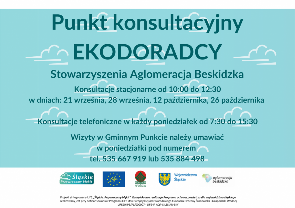 DYŻURY EKODORADCY W GMINIE PORĄBKA