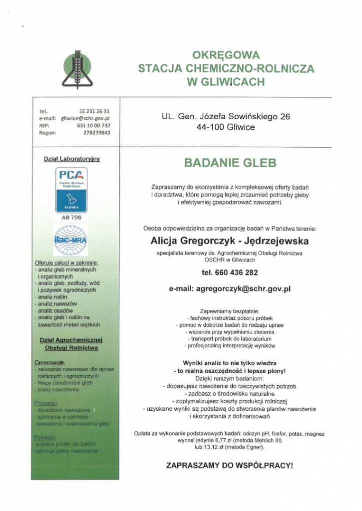 Badanie gleb