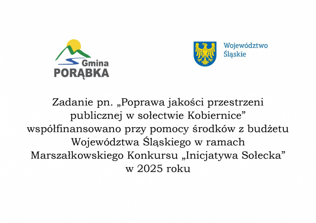 Poprawa estetyki przestrzeni publicznej w sołectwie Kobiernice.