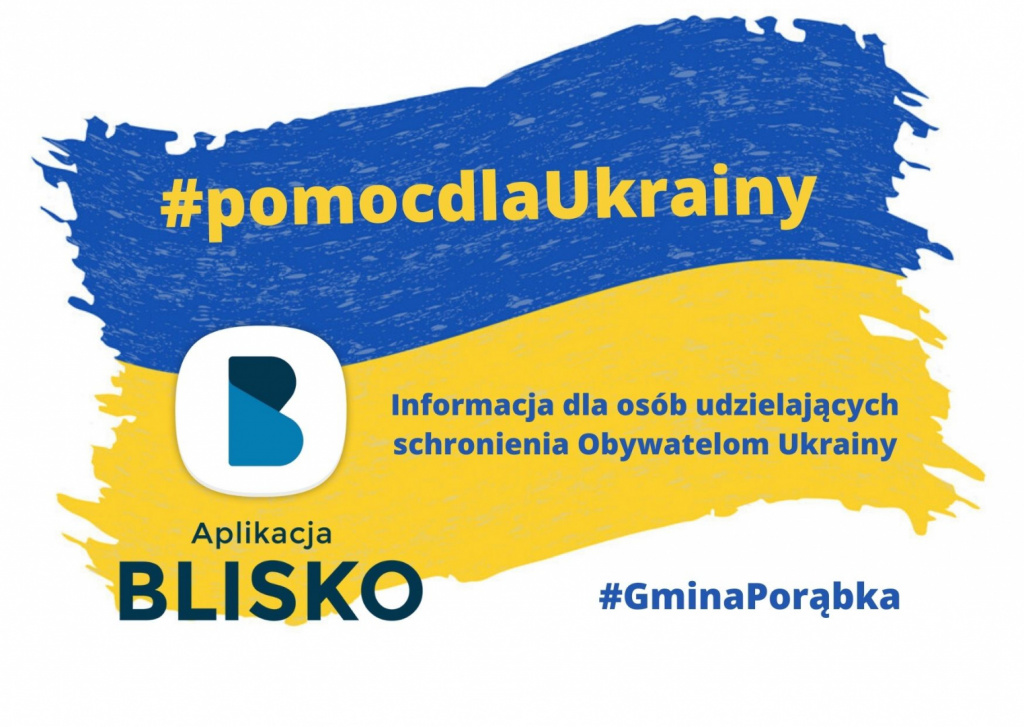 #pomocdlaUkrainy zainstaluj aplikację "Blisko"