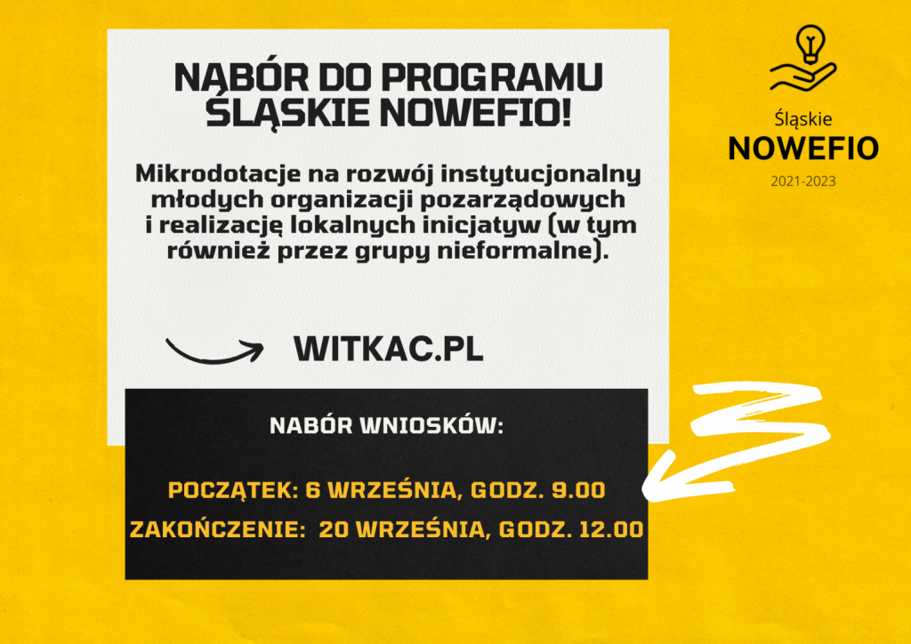 Wrześniowe szkolenia w ramach programu "Śląskie NOWEFIO"